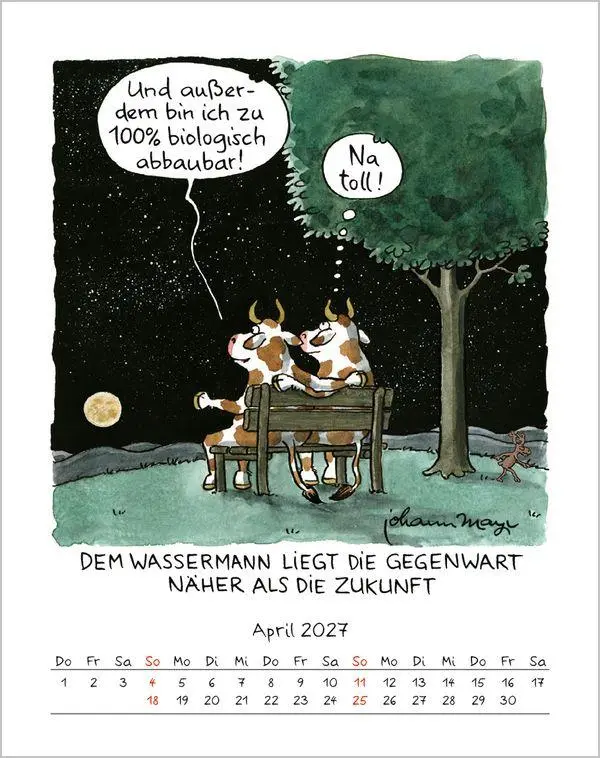Bild: 9783819300899 | Wassermann 2027 | Verlag Korsch | Kalender | Spiralbindung | 13 S.