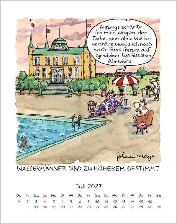Bild: 9783819300899 | Wassermann 2027 | Verlag Korsch | Kalender | Spiralbindung | 13 S.