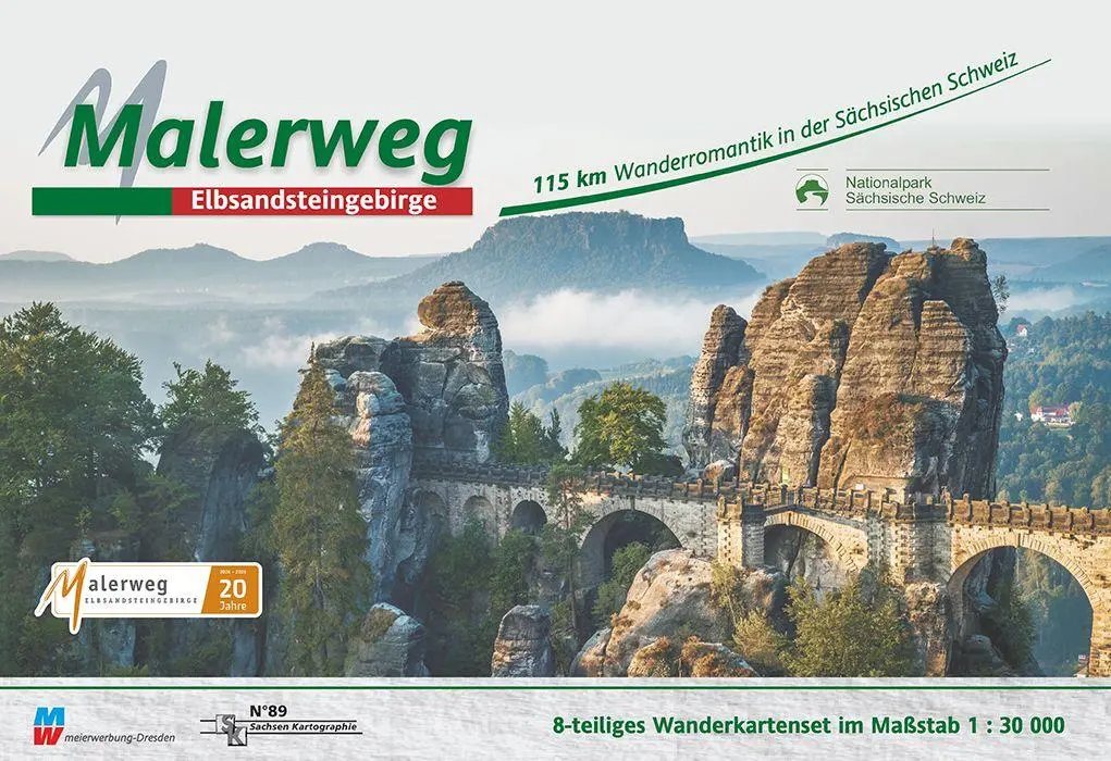 Cover: 9783868430899 | Malerweg - Sächsische Schweiz 1 : 30 000 | (Land-)Karte | Deutsch