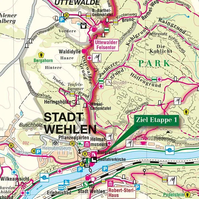 Bild: 9783868430899 | Malerweg - Sächsische Schweiz 1 : 30 000 | (Land-)Karte | Deutsch