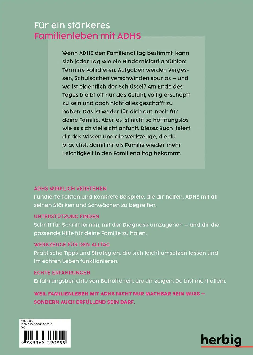 Bild: 9783968590899 | Familien-Ratgeber ADHS | Doreen Aldugan | Taschenbuch | 176 S. | 2025