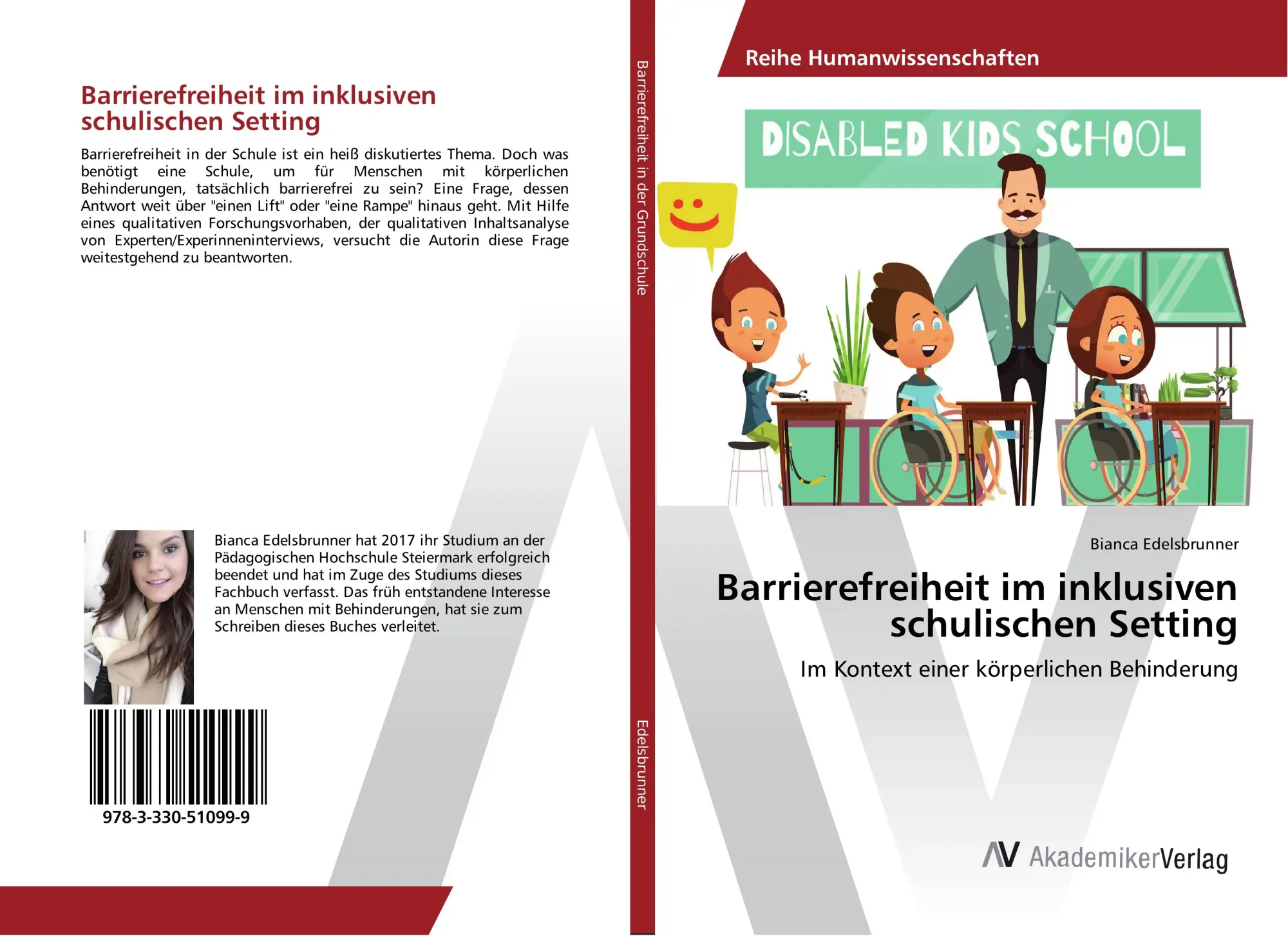 Cover: 9783330510999 | Barrierefreiheit im inklusiven schulischen Setting | Edelsbrunner