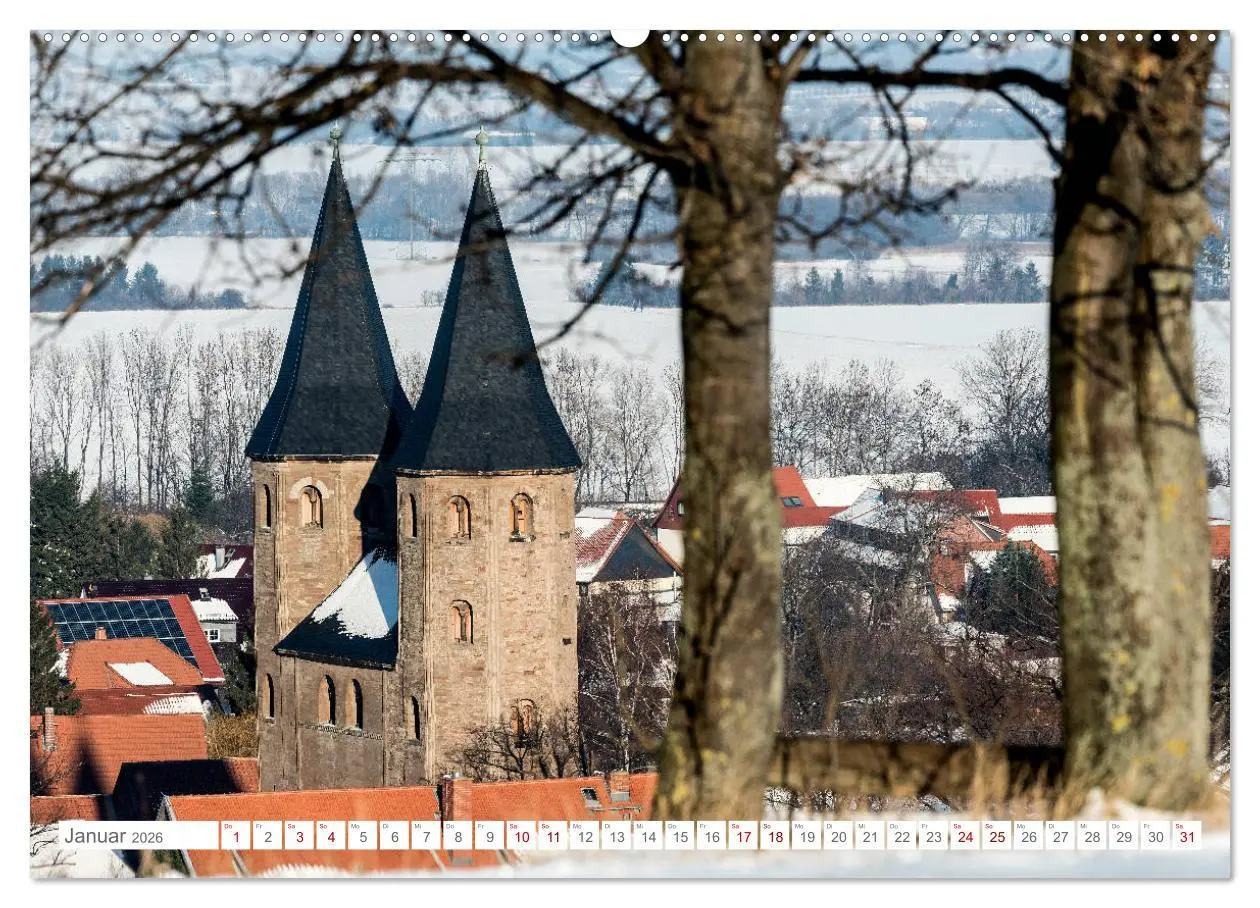 Bild: 9783457880999 | Romanik in Sachsen-Anhalt (Wandkalender 2026 DIN A2 quer), CALVENDO...