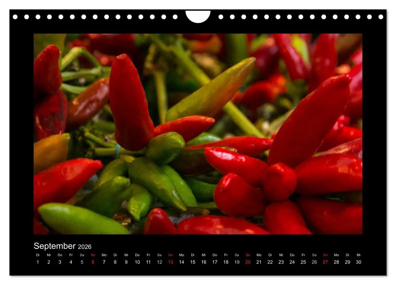 Bild: 9783516110999 | essbar - Buntes Obst und Gemüse (Wandkalender 2026 DIN A4 quer),...