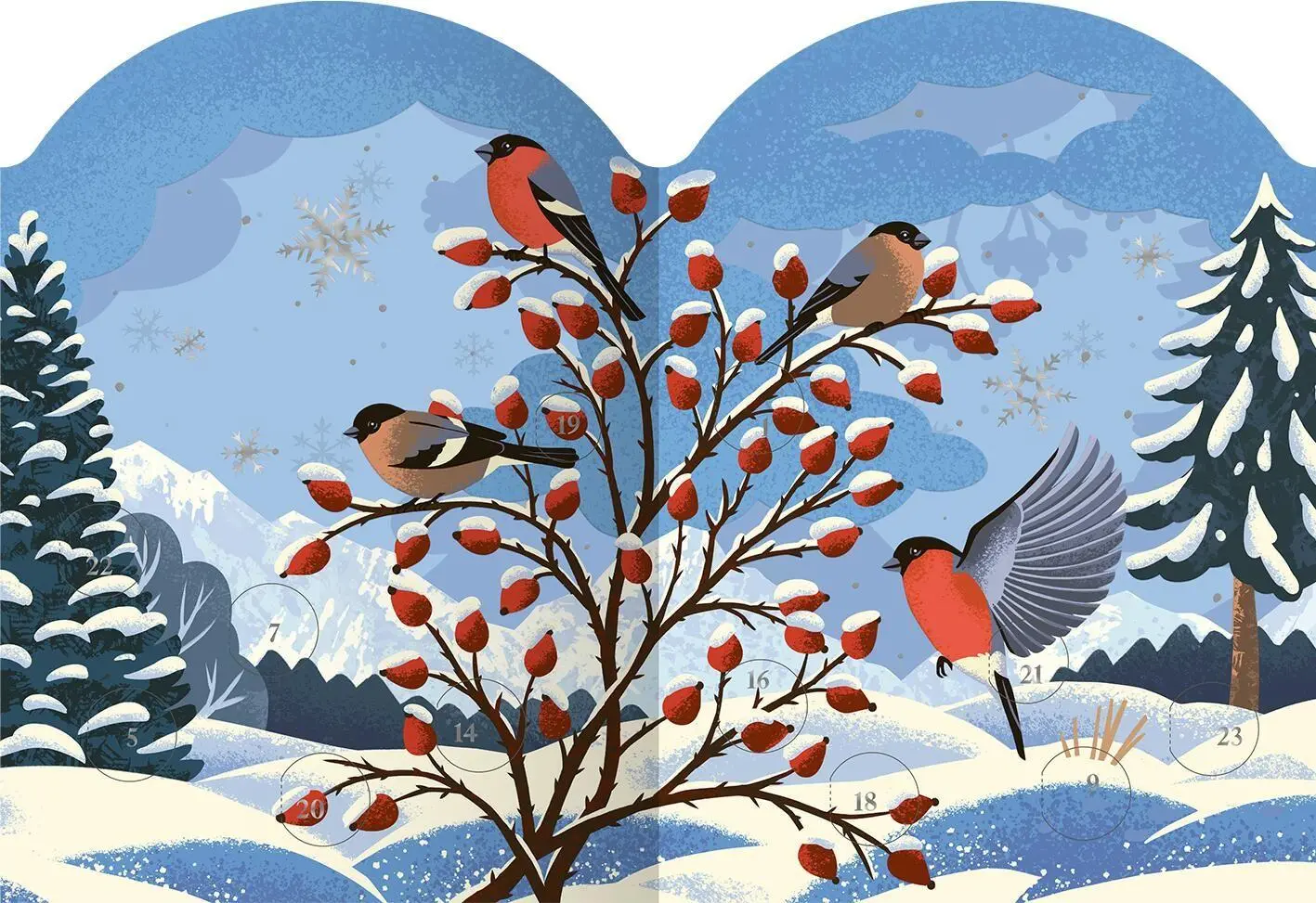 Bild: 4014489141099 | Windlicht-Adventskalender Winterzauber | Olga Kawa | Kalender | 4 S.