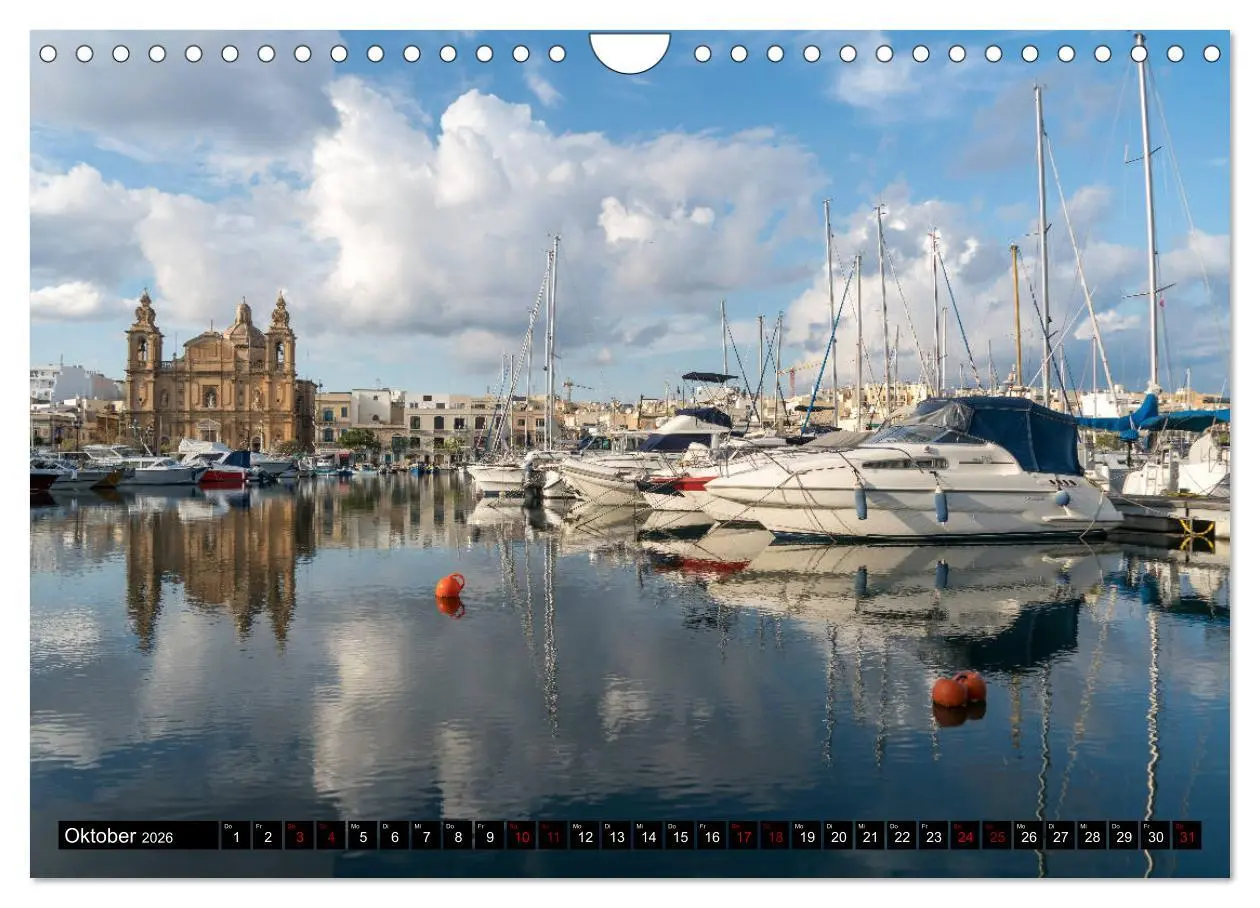 Bild: 9783457841099 | Valletta - Malta (Wandkalender 2026 DIN A4 quer), CALVENDO...