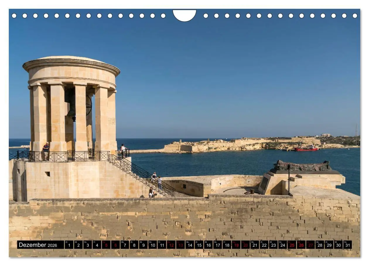 Bild: 9783457841099 | Valletta - Malta (Wandkalender 2026 DIN A4 quer), CALVENDO...