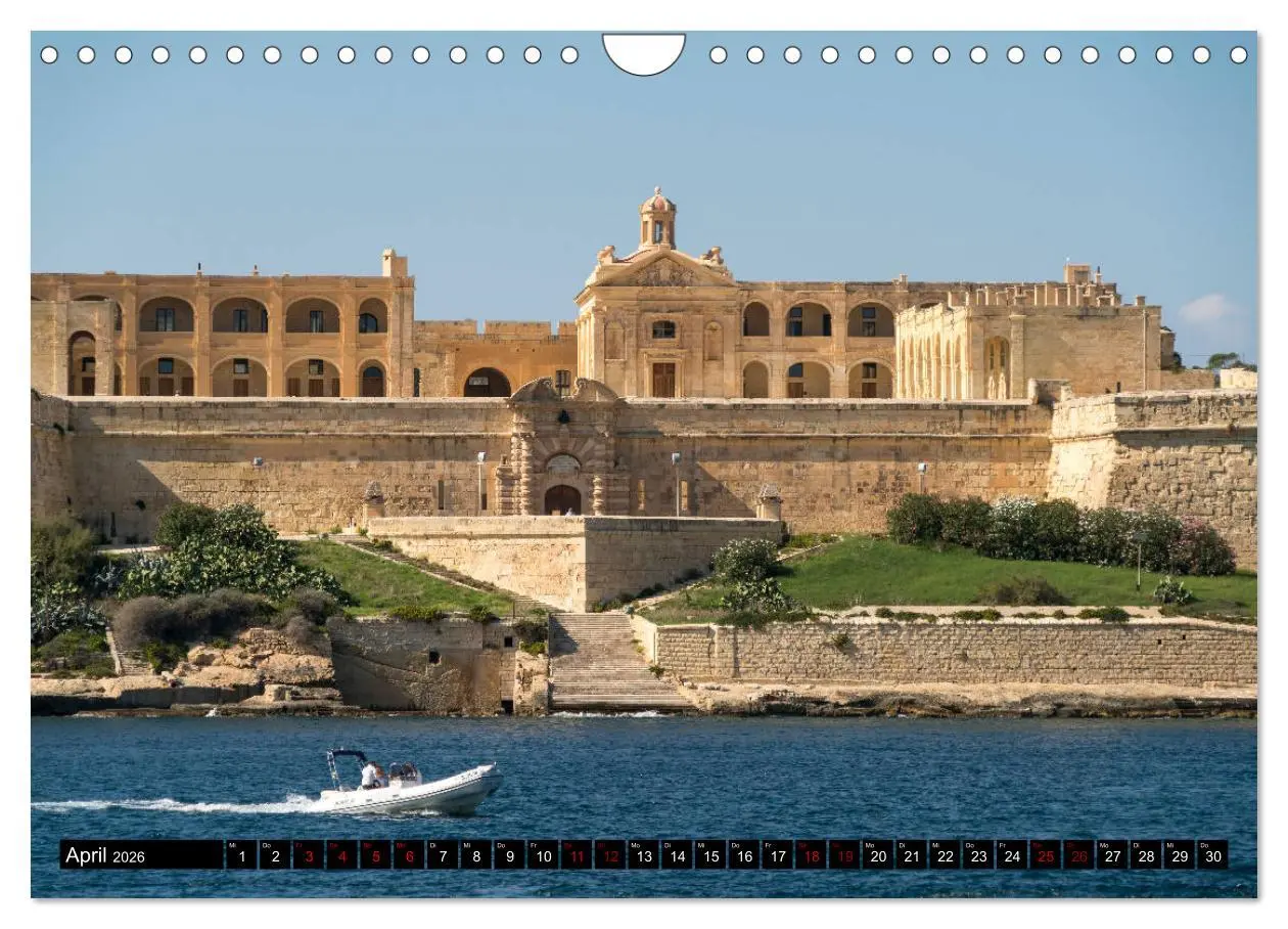 Bild: 9783457841099 | Valletta - Malta (Wandkalender 2026 DIN A4 quer), CALVENDO...