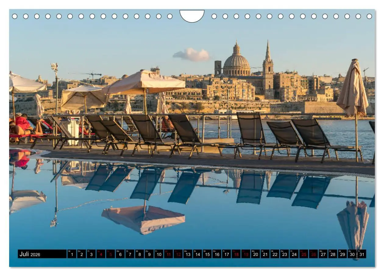 Bild: 9783457841099 | Valletta - Malta (Wandkalender 2026 DIN A4 quer), CALVENDO...