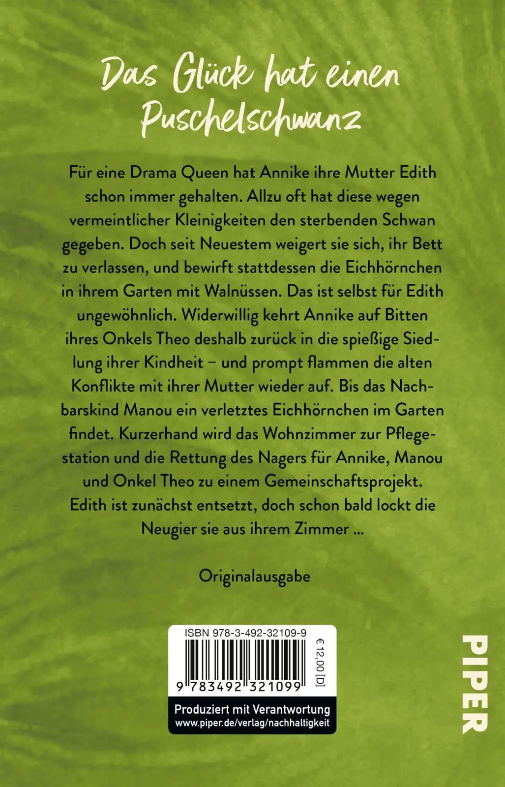 Rückseite: 9783492321099 | Eichhörnchenglück | Dana Lukas | Taschenbuch | 368 S. | Deutsch | 2025