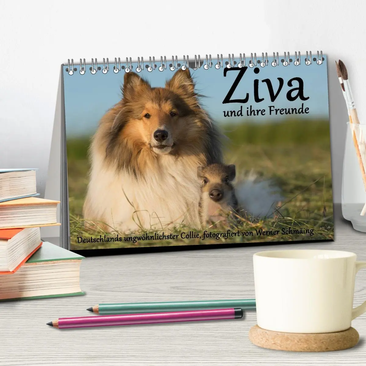 Bild: 9783516001099 | Ziva und ihre Freunde (Tischkalender 2026 DIN A5 quer), CALVENDO...