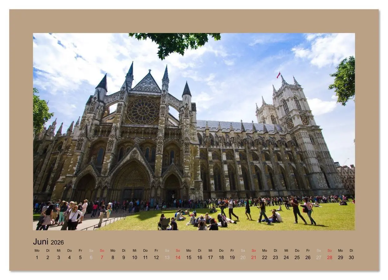 Bild: 9783516171099 | London (hochwertiger Premium Wandkalender 2026 DIN A2 quer),...