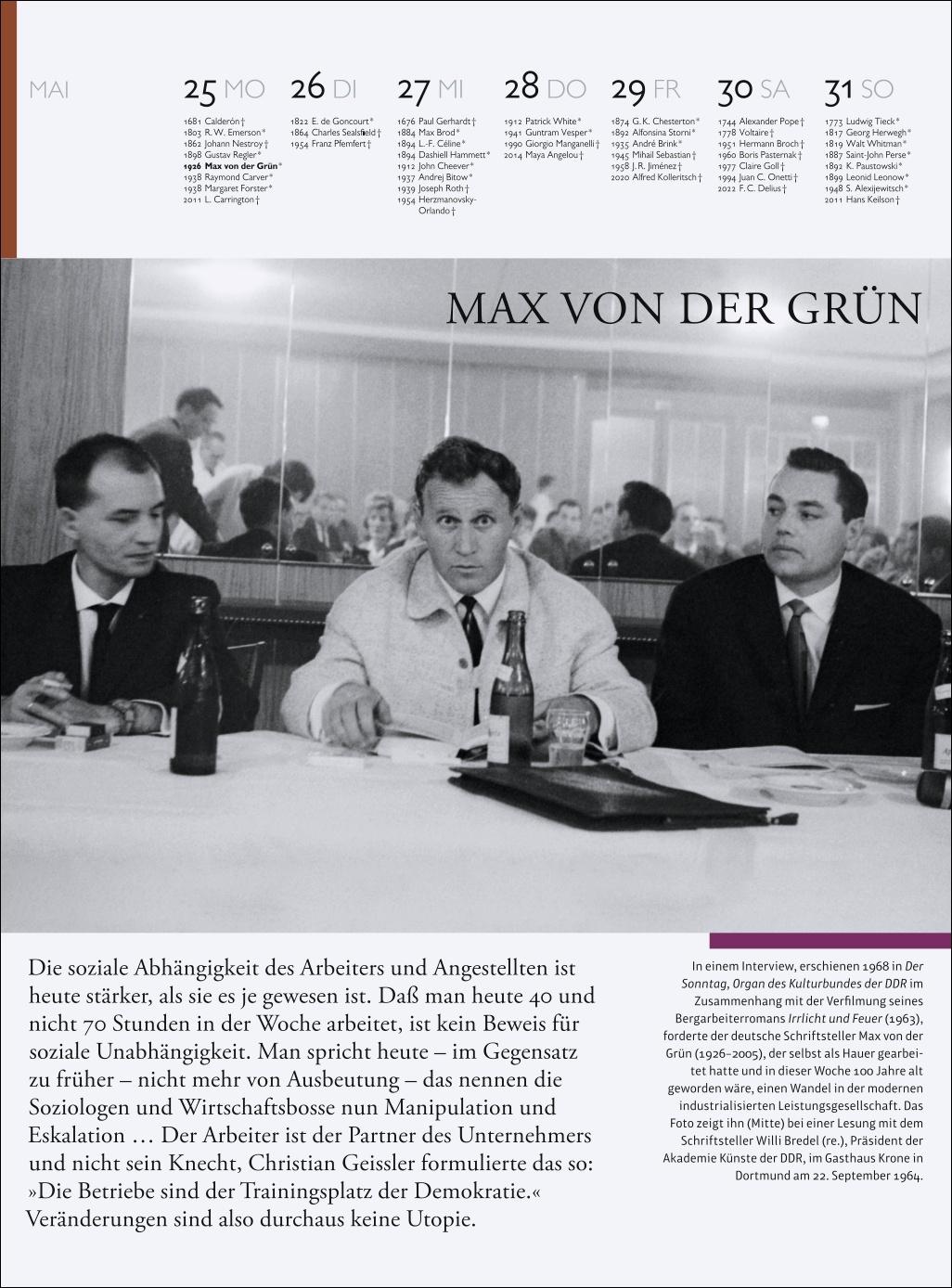 Bild: 9783840041099 | Der Literatur Kalender Wochenkalender 2026 | Claudia Jürgens | 60 S.