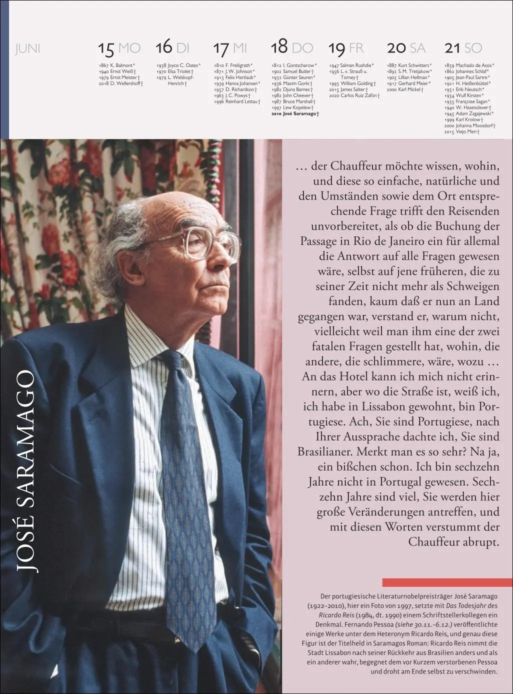 Bild: 9783840041099 | Der Literatur Kalender Wochenkalender 2026 | Claudia Jürgens | 60 S.