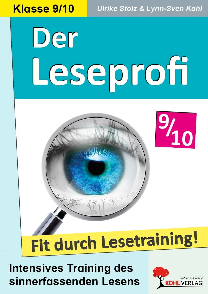 Cover: 9783988411099 | Der Leseprofi - Fit durch Lesetraining / Klasse 9-10 | Stolz (u. a.)