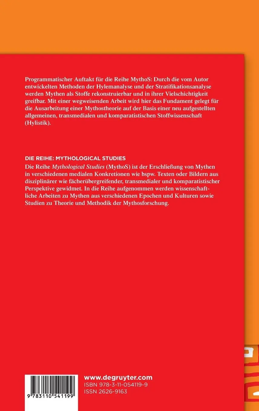 Rückseite: 9783110541199 | Tractatus mythologicus | Christian Zgoll | Buch | XXIV | Deutsch