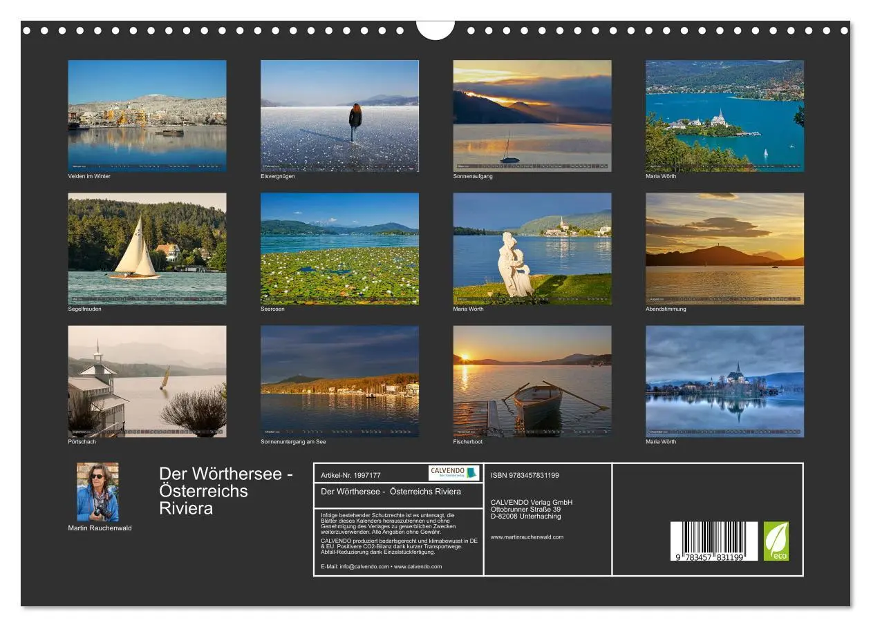 Bild: 9783457831199 | Der Wörthersee - Österreichs Riviera (Wandkalender 2026 DIN A3...