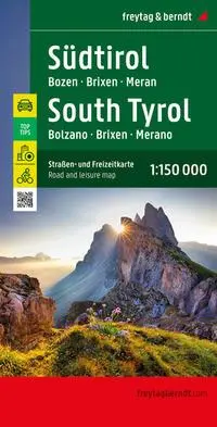 Cover: 9783707921199 | Südtirol, Straßen- und Freizeitkarte 1:150.000, freytag &amp; berndt