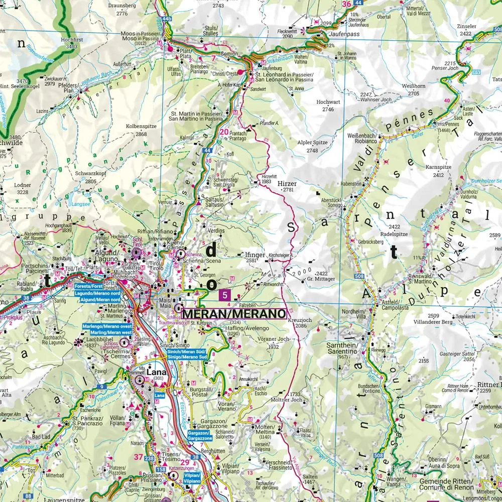 Bild: 9783707921199 | Südtirol, Straßen- und Freizeitkarte 1:150.000, freytag &amp; berndt