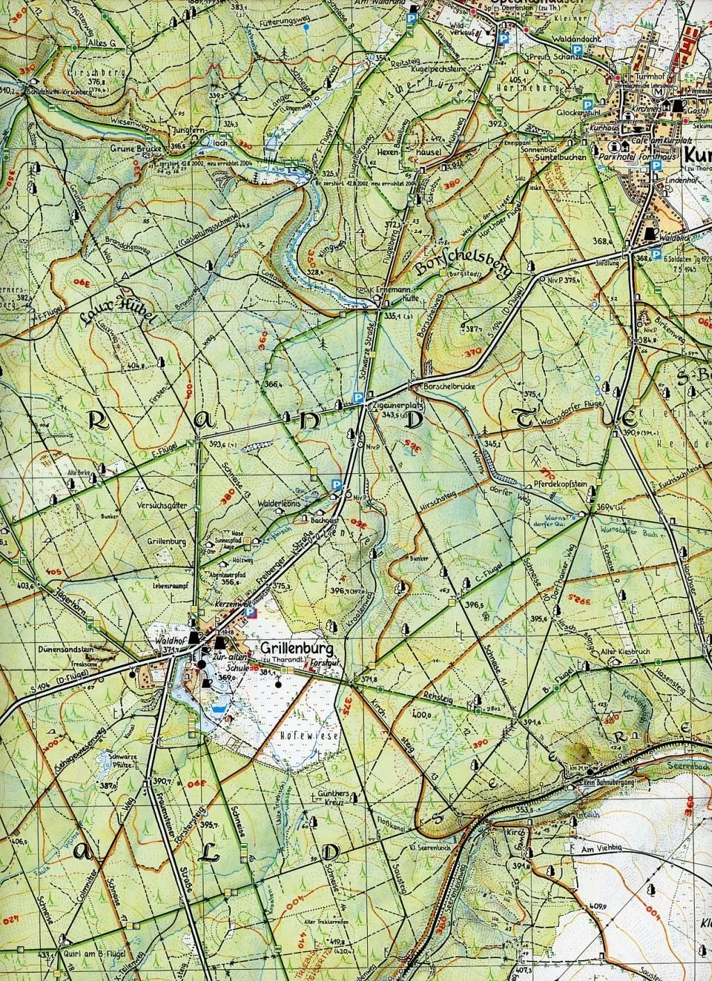 Bild: 9783910181199 | Tharandter Wald 1 : 20 000 | Rolf Böhm | (Land-)Karte | 1 S. | Deutsch