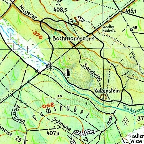 Bild: 9783910181199 | Tharandter Wald 1 : 20 000 | Rolf Böhm | (Land-)Karte | 1 S. | Deutsch