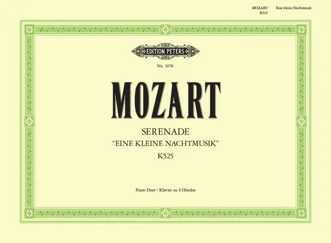 Cover: 9790577081199 | Eine Kleine Nachtmusik K.525 | Wolfgang Amadeus Mozart | Buch