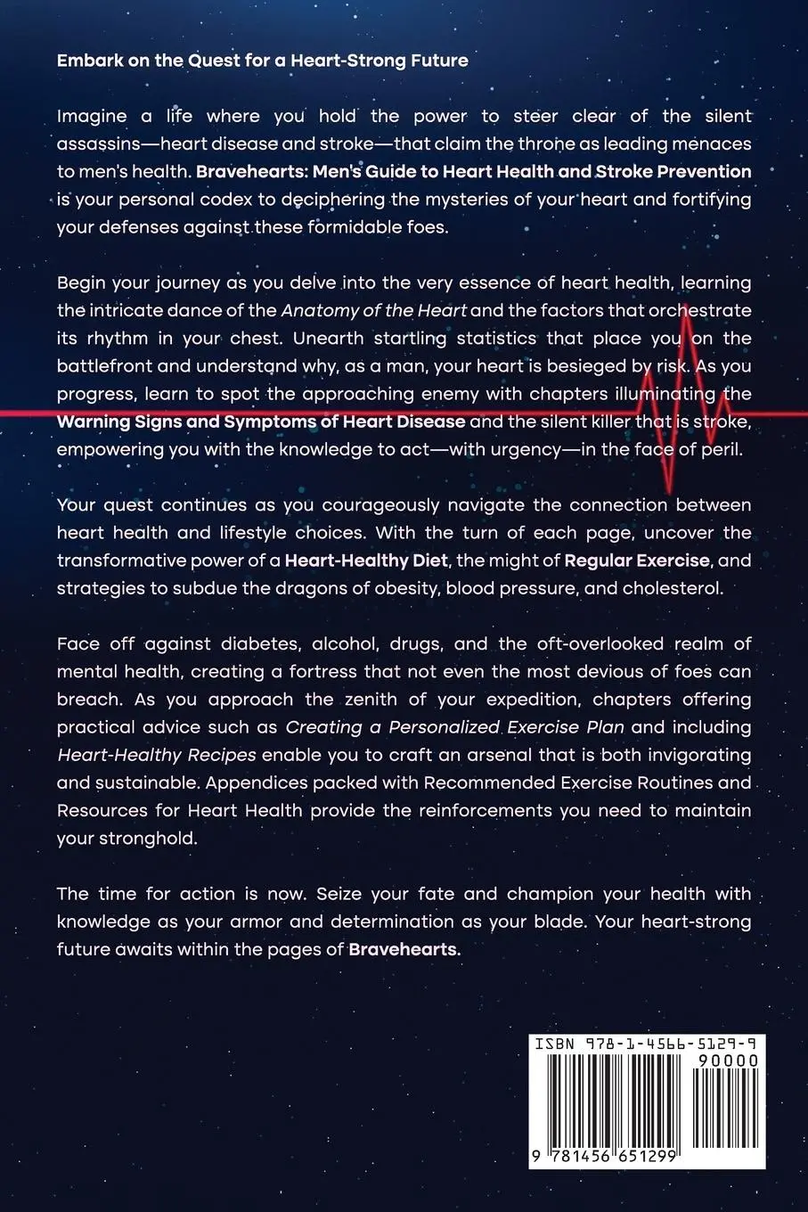 Rückseite: 9781456651299 | Bravehearts | Men's Guide to Heart Health and Stroke Prevention | Buch