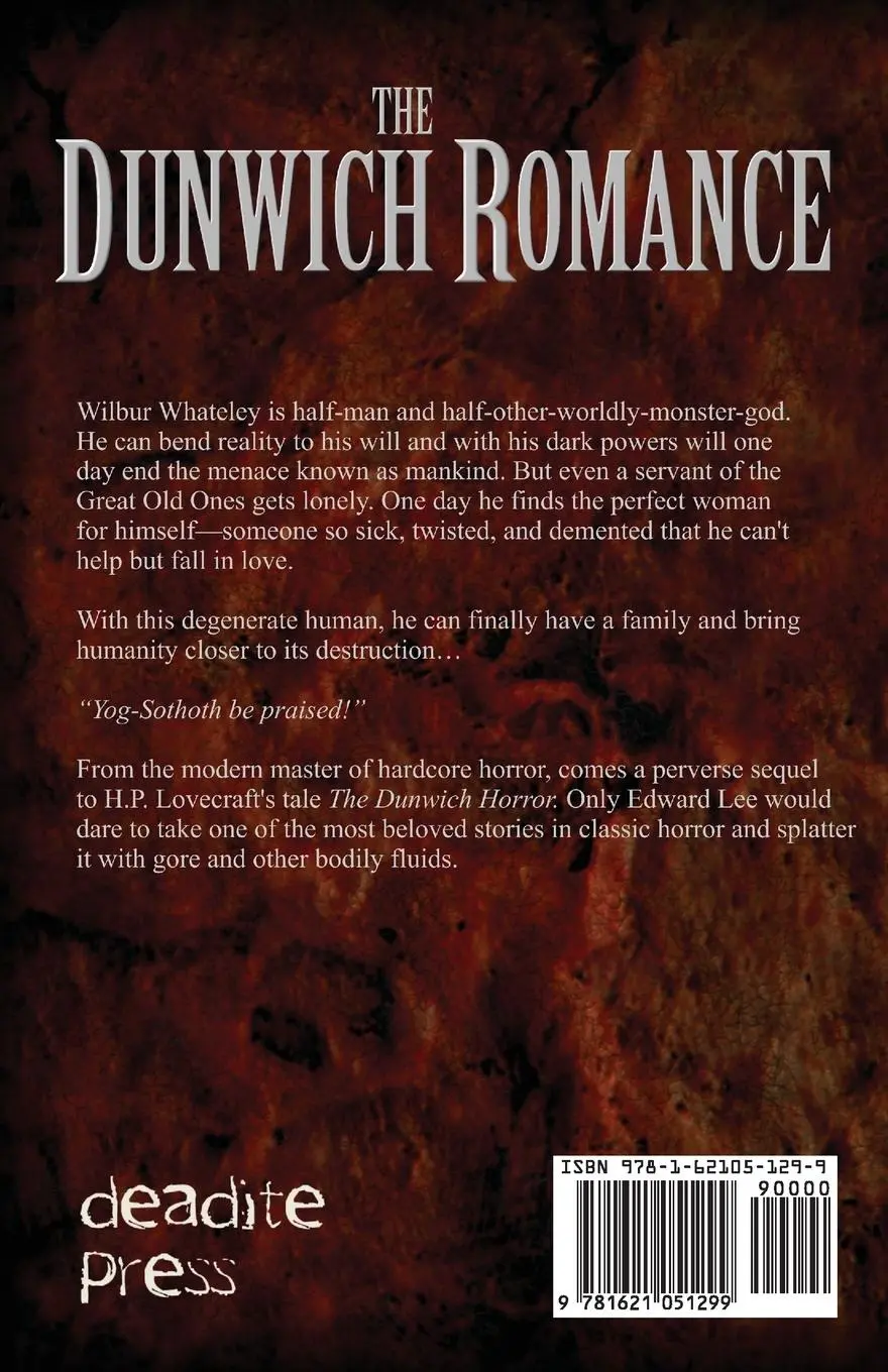 Rückseite: 9781621051299 | The Dunwich Romance | Edward Lee | Taschenbuch | Englisch | 2013