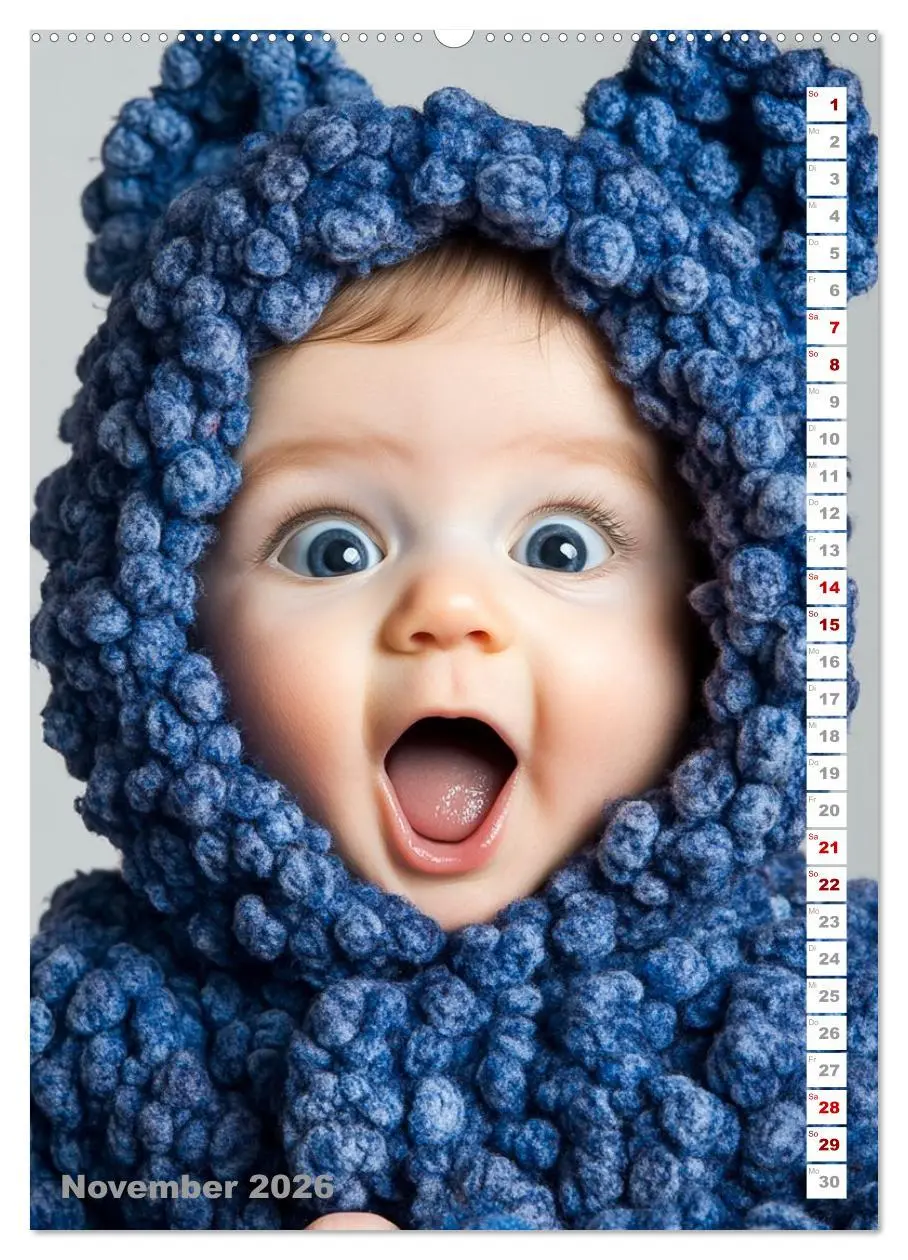 Bild: 9783516601299 | Babys in Bestform - Lustige Früchtchen (Wandkalender 2026 DIN A2...