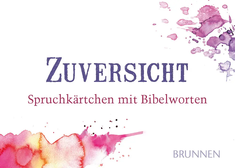Cover: 9783765571299 | Zuversicht. Tl.3 | Spruchkärtchen mit Bibelworten | Siegfried Klaes