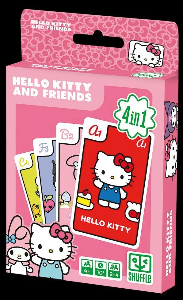 Cover: 5411068871399 | Hello Kitty &amp; Friends - Quartett 4-in-1 | ASS Altenburger | Spiel