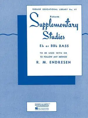 Cover: 9781540001399 | Supplementary Studies | Bass/Tuba in C (B.C.) | R.M. Endresen | Buch