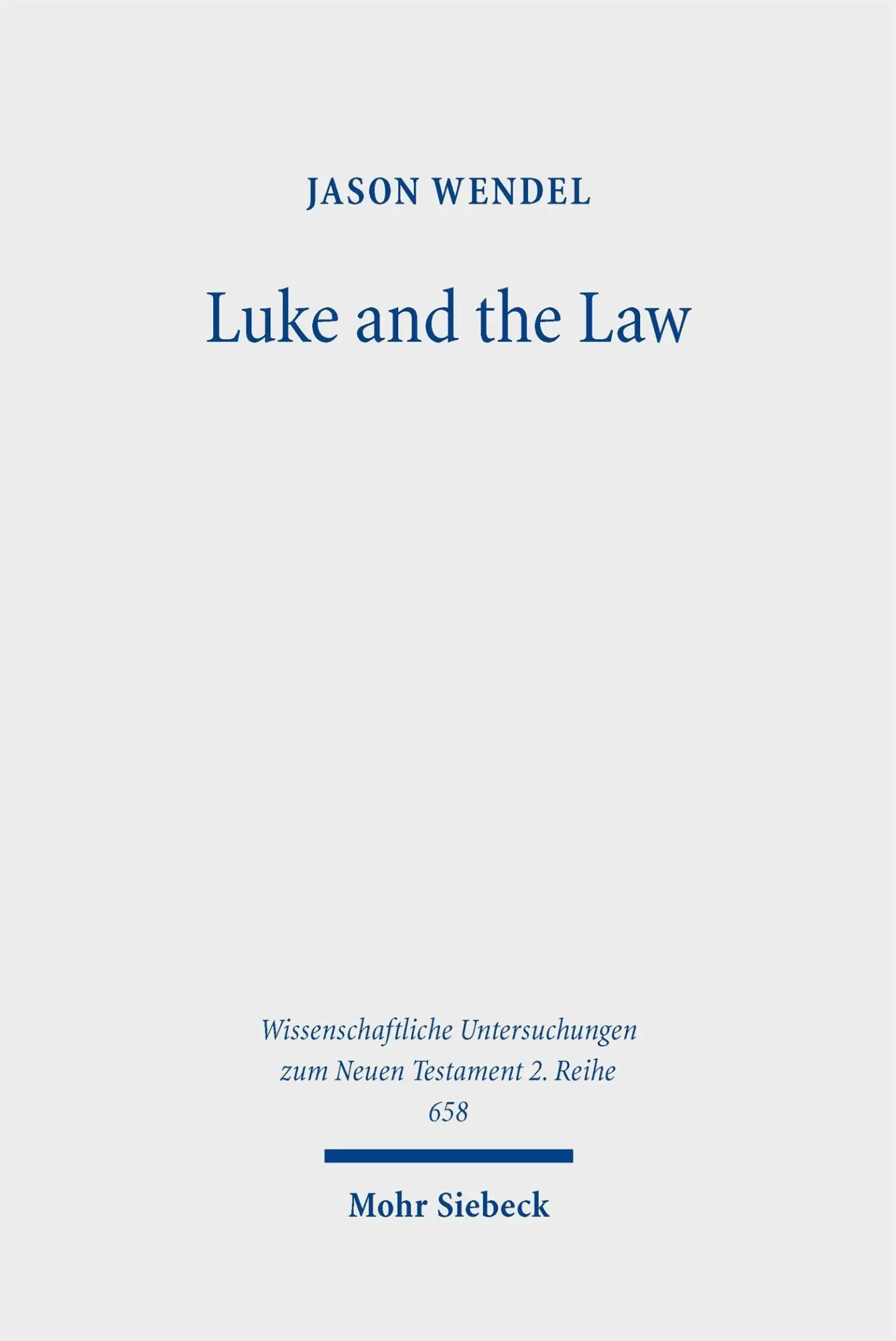 Luke and the Law