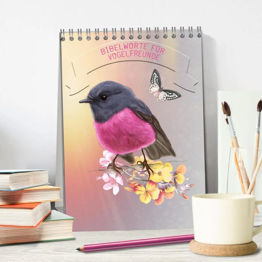 Bild: 9783435961399 | Bibelworte für Vogelfreunde (Tischkalender 2025 DIN A5 hoch),...