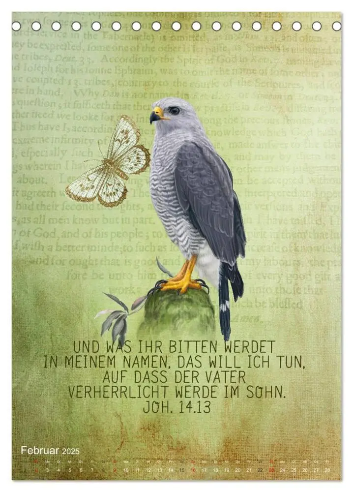 Bild: 9783435961399 | Bibelworte für Vogelfreunde (Tischkalender 2025 DIN A5 hoch),...