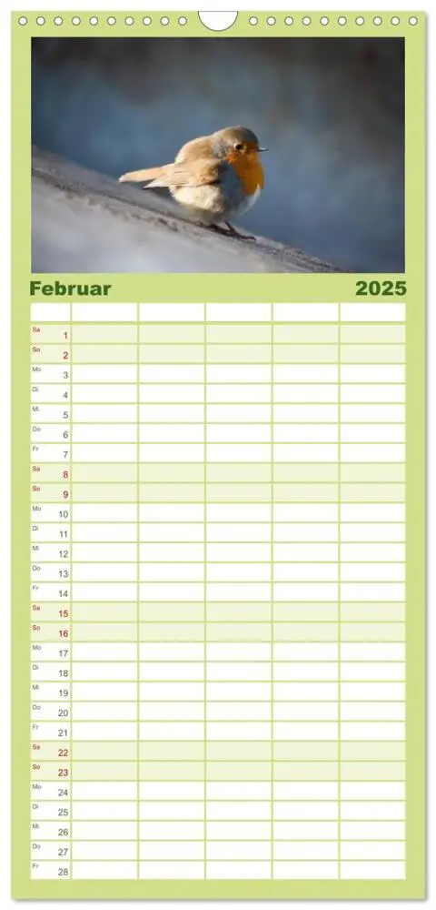 Bild: 9783457121399 | Familienplaner 2025 - Tierkalender 2025 mit 5 Spalten...