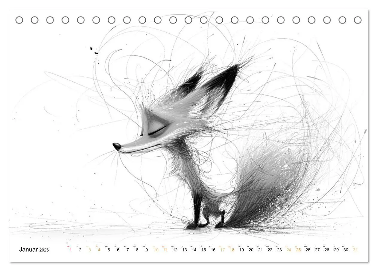 Bild: 9783457361399 | Tierisches Tohuwabohu (Tischkalender 2026 DIN A5 quer), CALVENDO...