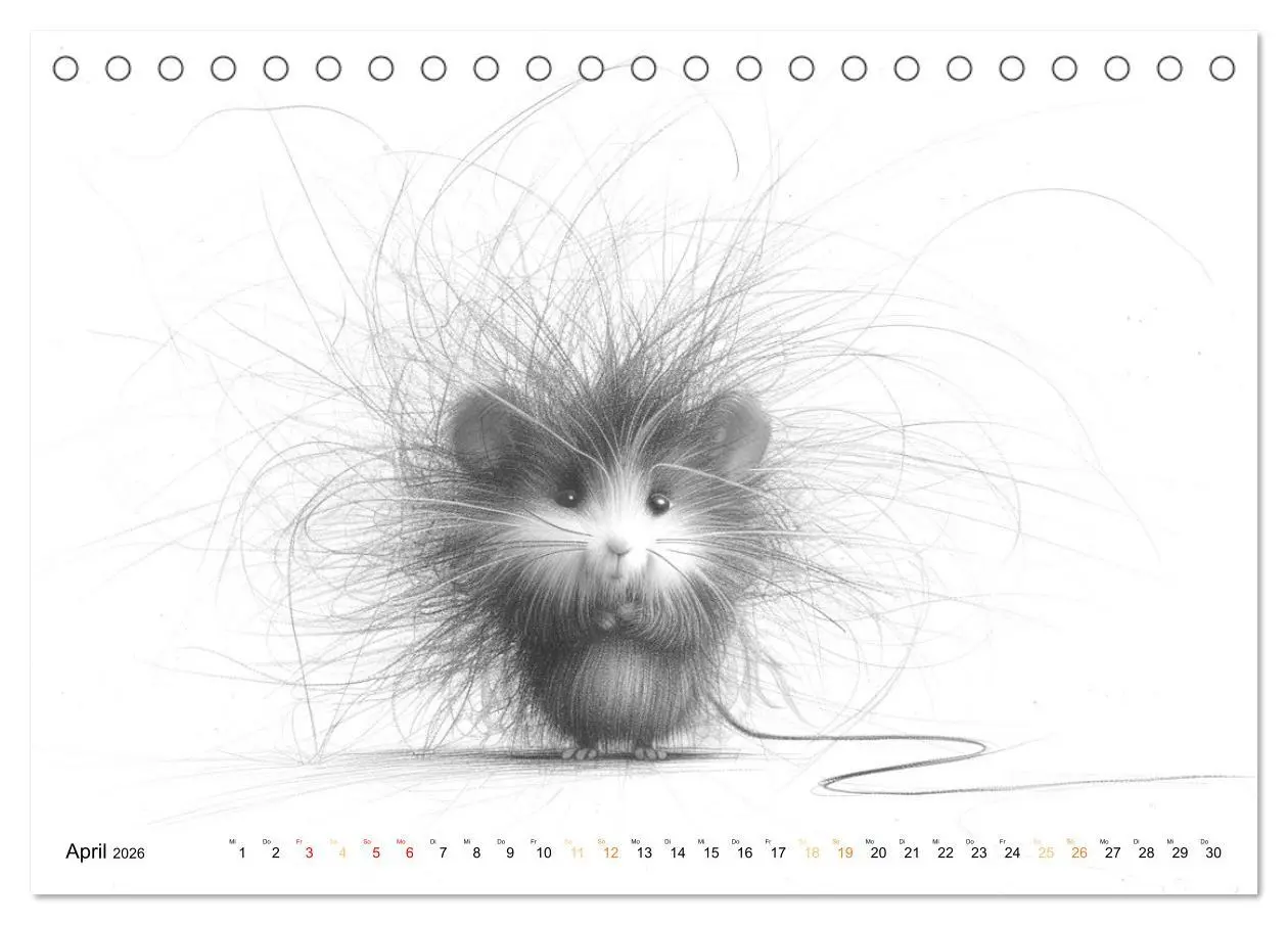 Bild: 9783457361399 | Tierisches Tohuwabohu (Tischkalender 2026 DIN A5 quer), CALVENDO...