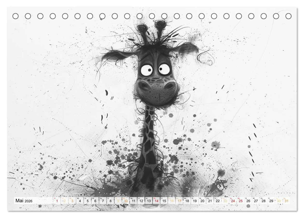 Bild: 9783457361399 | Tierisches Tohuwabohu (Tischkalender 2026 DIN A5 quer), CALVENDO...