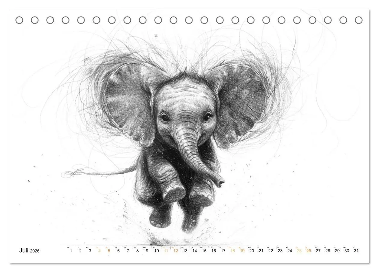 Bild: 9783457361399 | Tierisches Tohuwabohu (Tischkalender 2026 DIN A5 quer), CALVENDO...