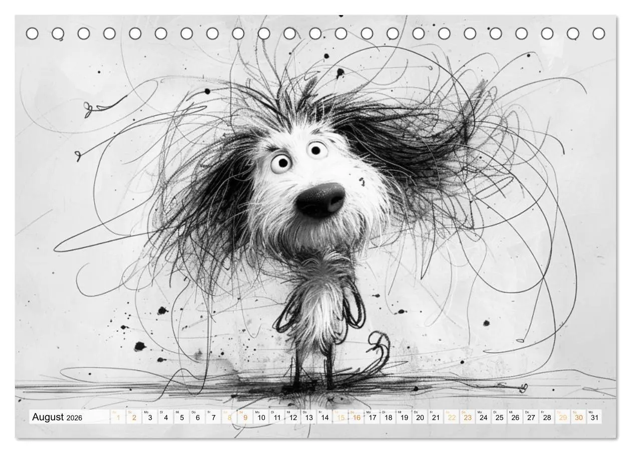 Bild: 9783457361399 | Tierisches Tohuwabohu (Tischkalender 2026 DIN A5 quer), CALVENDO...
