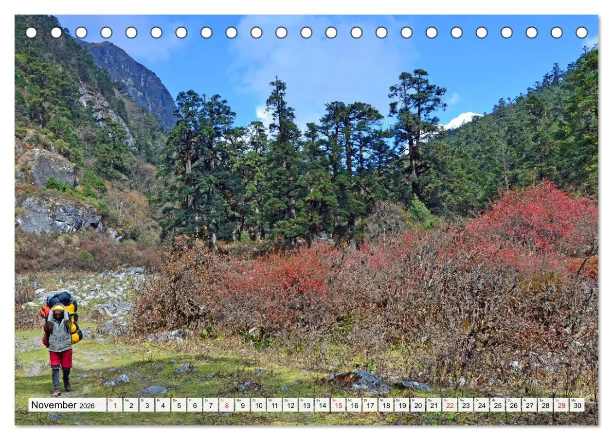 Bild: 9783457811399 | NEPAL, die Umrundung des Manaslu (Tischkalender 2026 DIN A5 quer),...