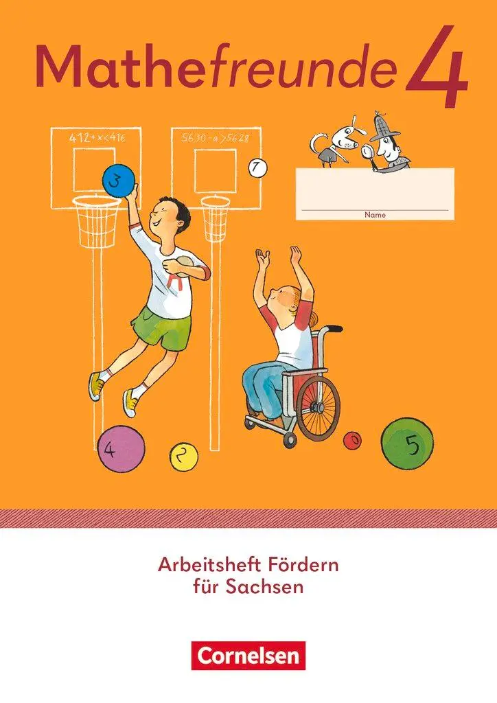 Cover: 9783464811399 | Mathefreunde 4. Schuljahr - Ausgabe Sachsen 2022 - Arbeitsheft Fördern