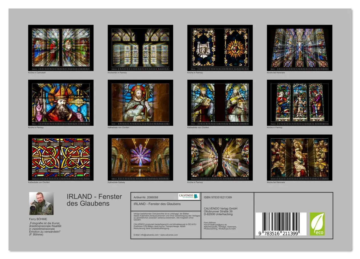 Bild: 9783516211399 | IRLAND - Fenster des Glaubens (Wandkalender 2026 DIN A4 quer),...