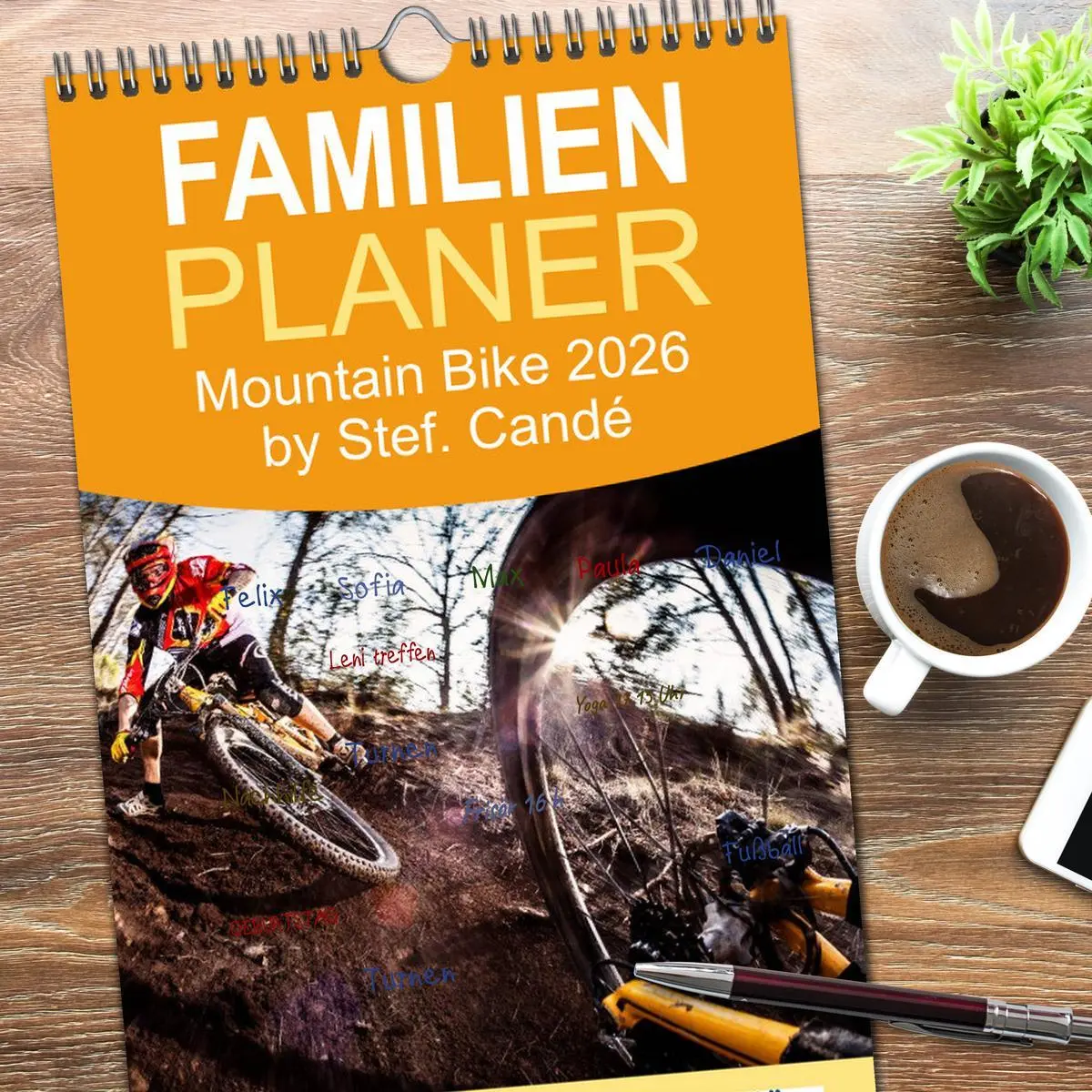 Bild: 9783516521399 | Familienplaner 2026 - Mountain Bike 2026 by Stef. Candé mit 5...