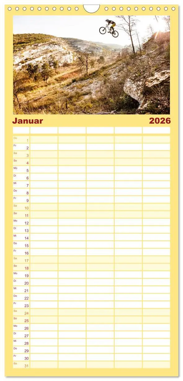 Bild: 9783516521399 | Familienplaner 2026 - Mountain Bike 2026 by Stef. Candé mit 5...