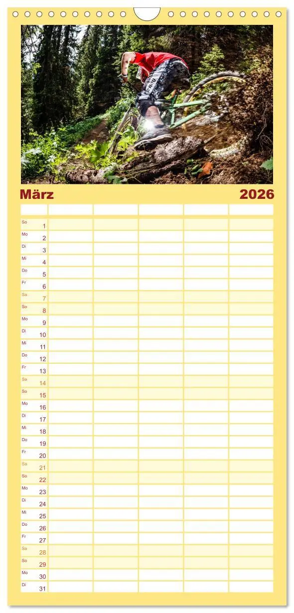 Bild: 9783516521399 | Familienplaner 2026 - Mountain Bike 2026 by Stef. Candé mit 5...