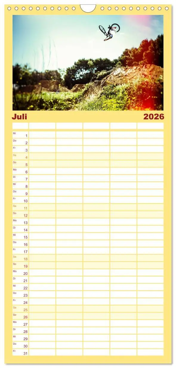 Bild: 9783516521399 | Familienplaner 2026 - Mountain Bike 2026 by Stef. Candé mit 5...