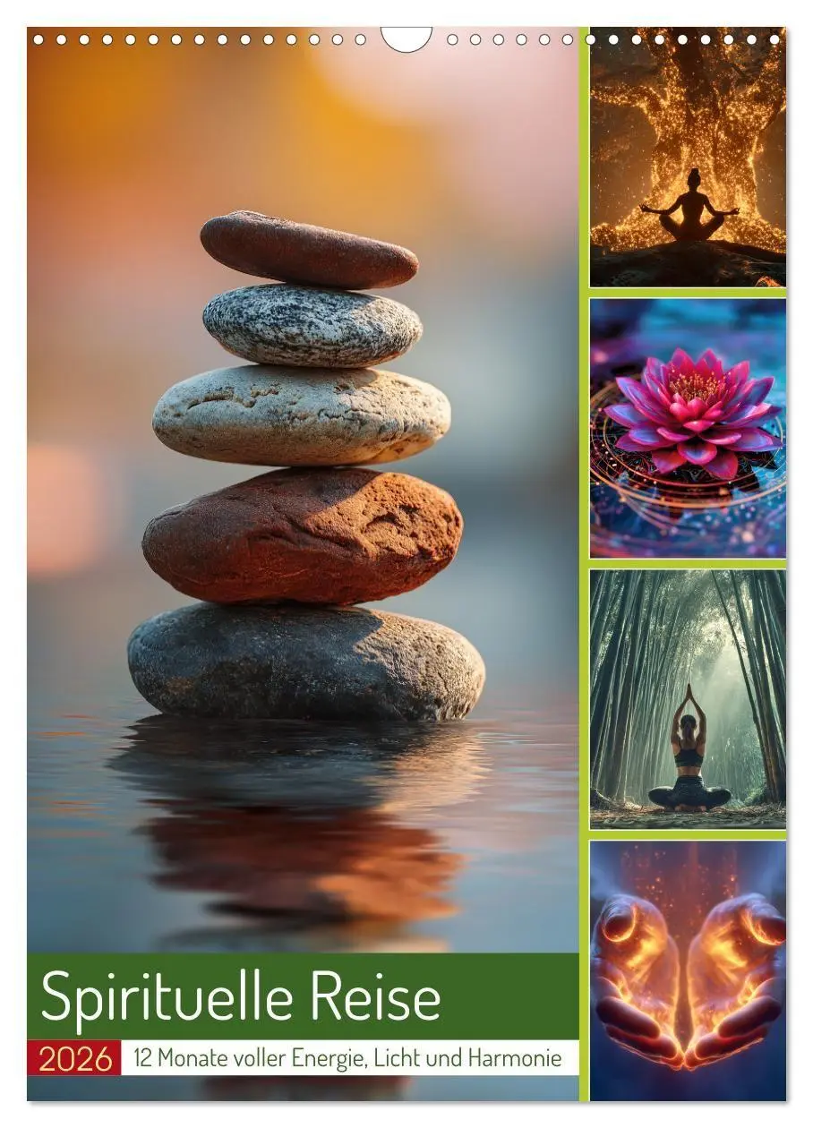 Cover: 9783516691399 | Spirituelle Reise (Wandkalender 2026 DIN A3 hoch), CALVENDO...