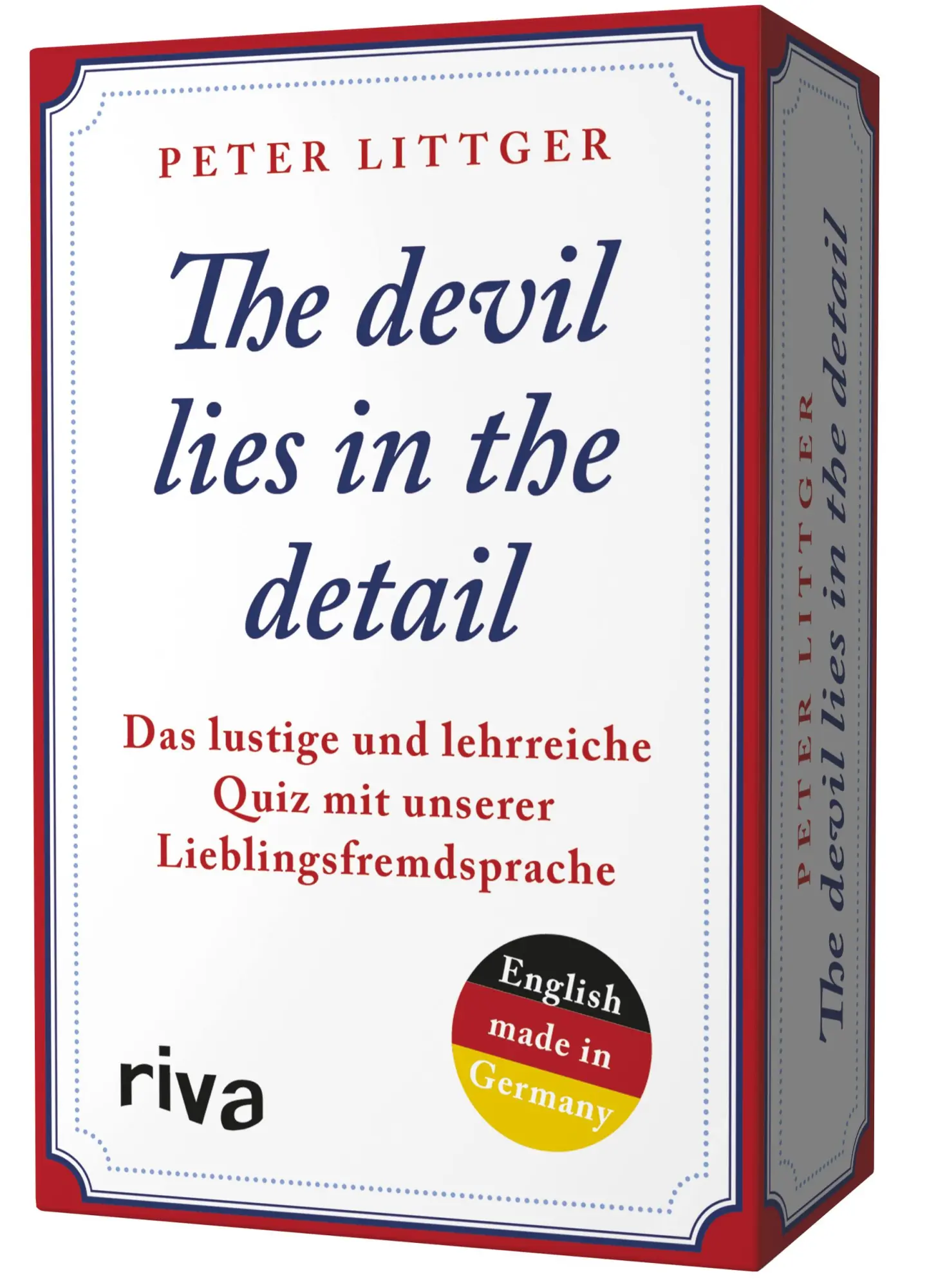Cover: 9783742311399 | The devil lies in the detail | Peter Littger | Spiel | Schachtel